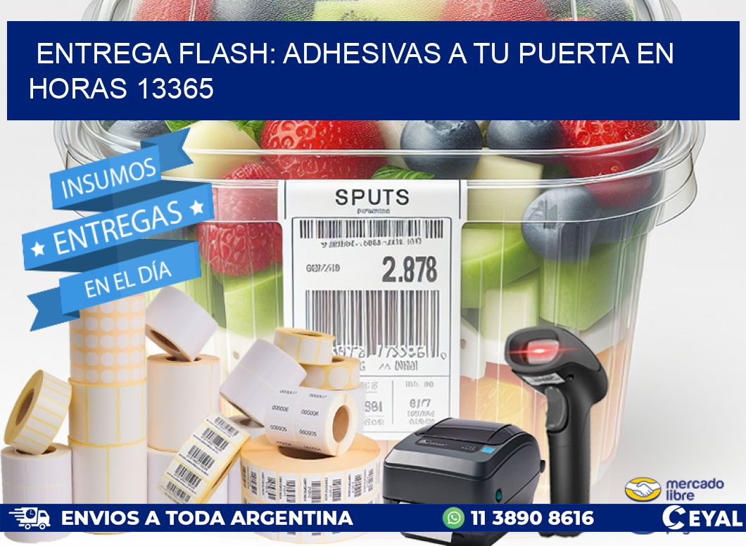 Entrega Flash: Adhesivas A Tu Puerta en Horas 13365