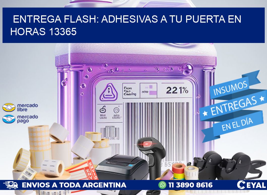 Entrega Flash: Adhesivas A Tu Puerta en Horas 13365