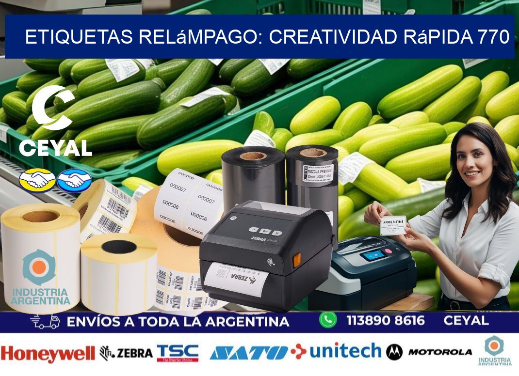 Etiquetas Relámpago: Creatividad Rápida 770