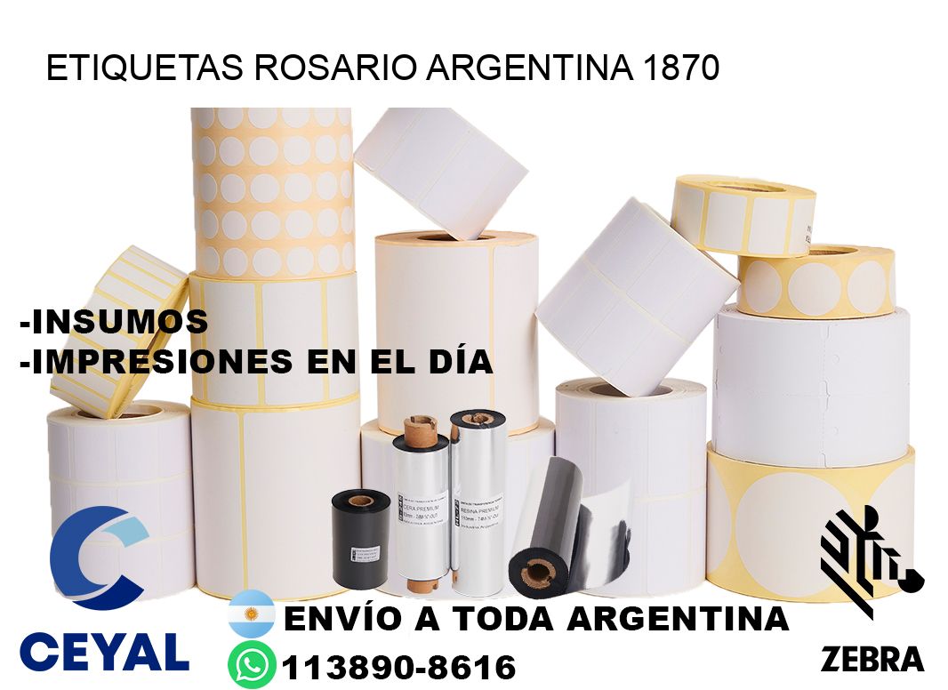 Etiquetas Rosario Argentina 1870