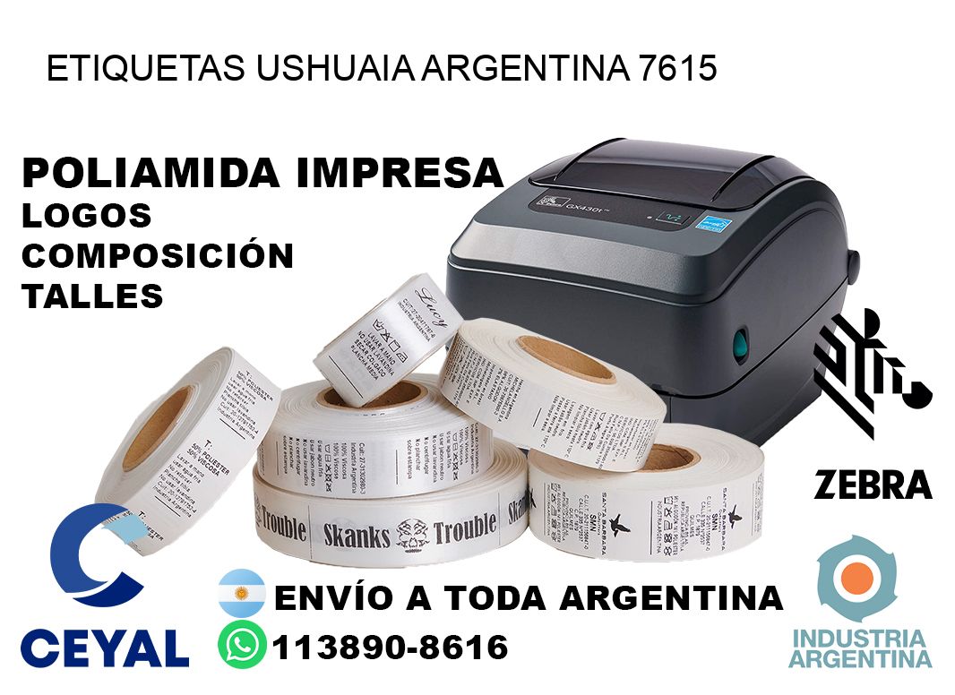 Etiquetas Ushuaia Argentina 7615