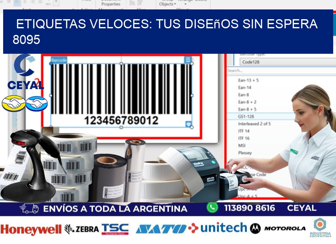 Etiquetas Veloces: Tus Diseños sin Espera 8095
