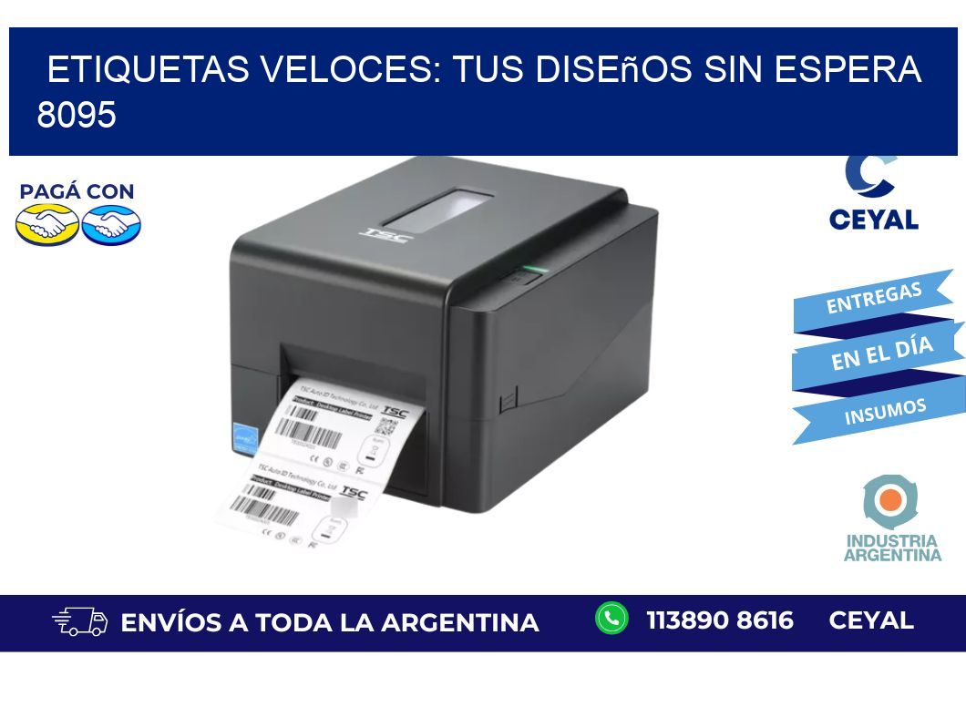 Etiquetas Veloces: Tus Diseños sin Espera 8095