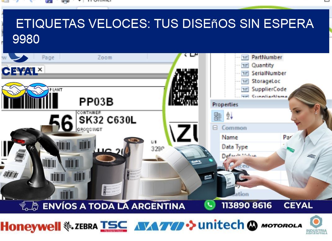 Etiquetas Veloces: Tus Diseños sin Espera 9980