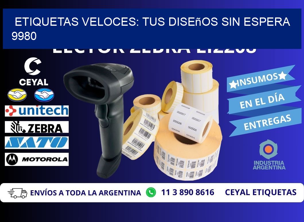 Etiquetas Veloces: Tus Diseños sin Espera 9980
