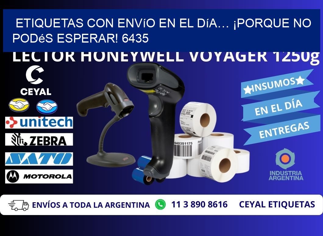 Etiquetas con Envío en el Día… ¡Porque No Podés Esperar! 6435