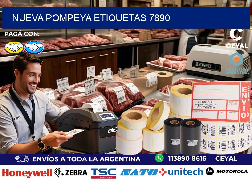 Nueva Pompeya etiquetas 7890