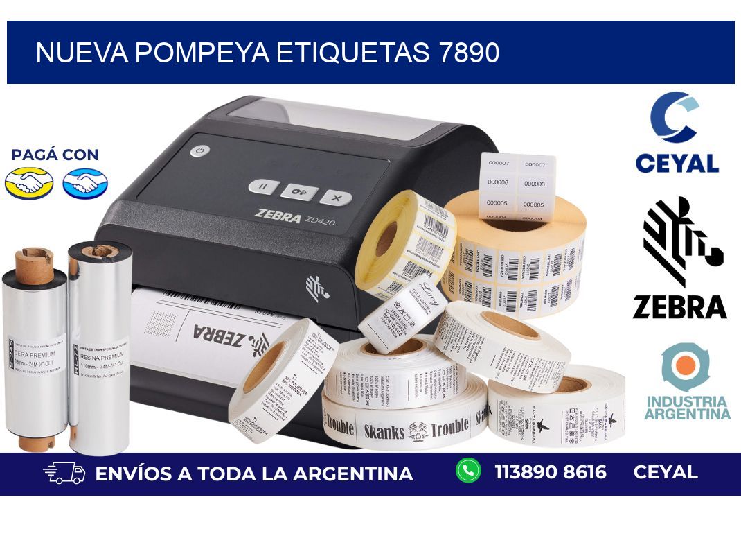 Nueva Pompeya etiquetas 7890
