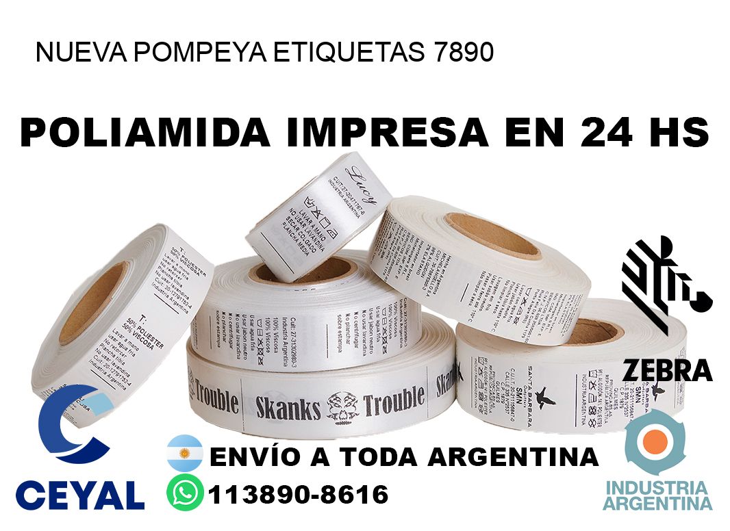 Nueva Pompeya etiquetas 7890