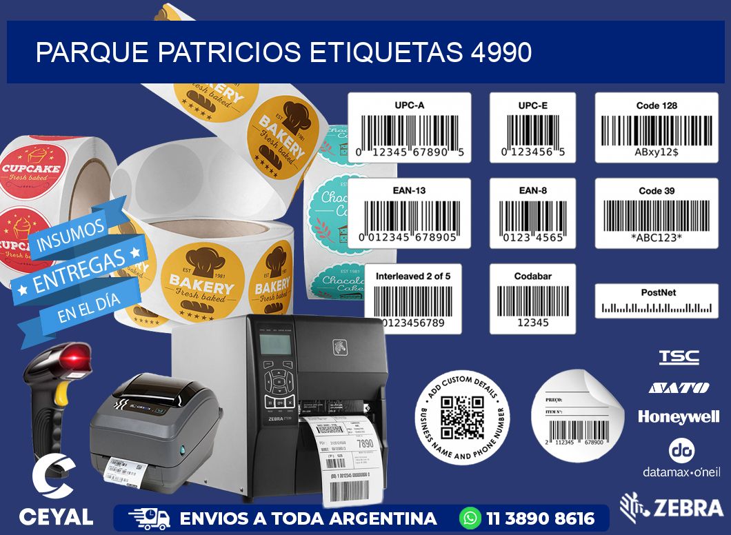 Parque Patricios etiquetas 4990