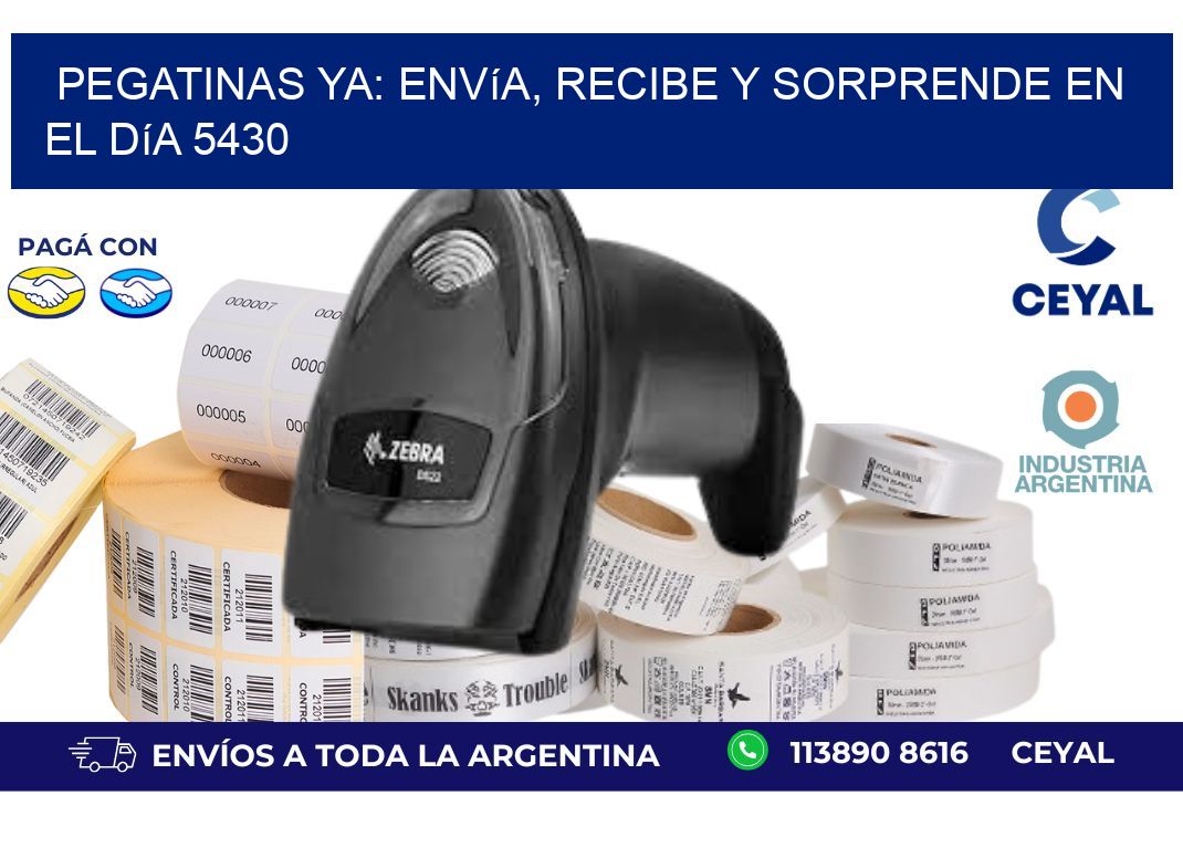 Pegatinas Ya: Envía, Recibe y Sorprende en el Día 5430