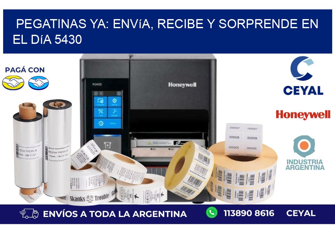 Pegatinas Ya: Envía, Recibe y Sorprende en el Día 5430