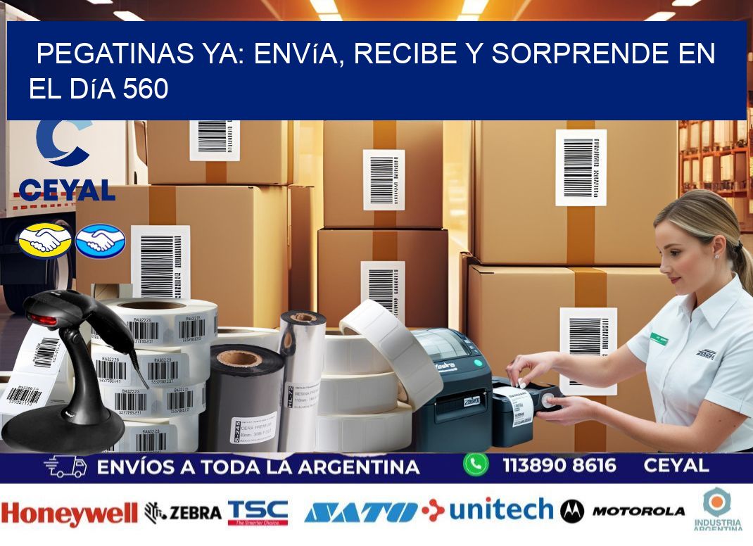 Pegatinas Ya: Envía, Recibe y Sorprende en el Día 560