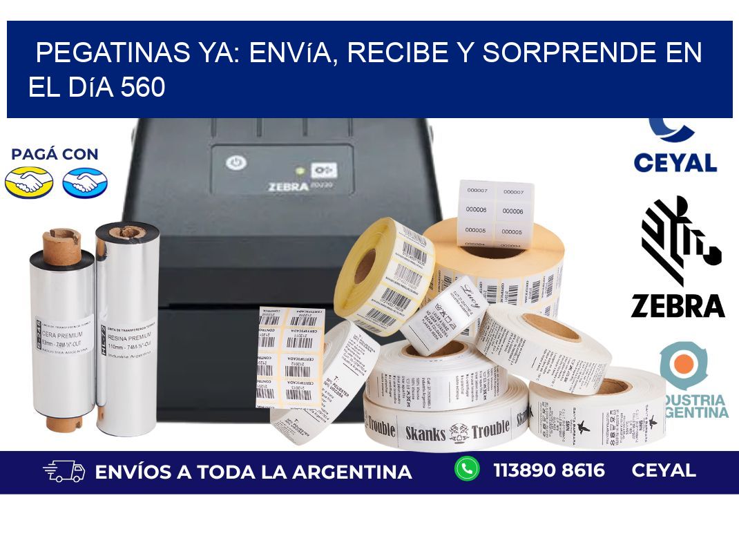 Pegatinas Ya: Envía, Recibe y Sorprende en el Día 560