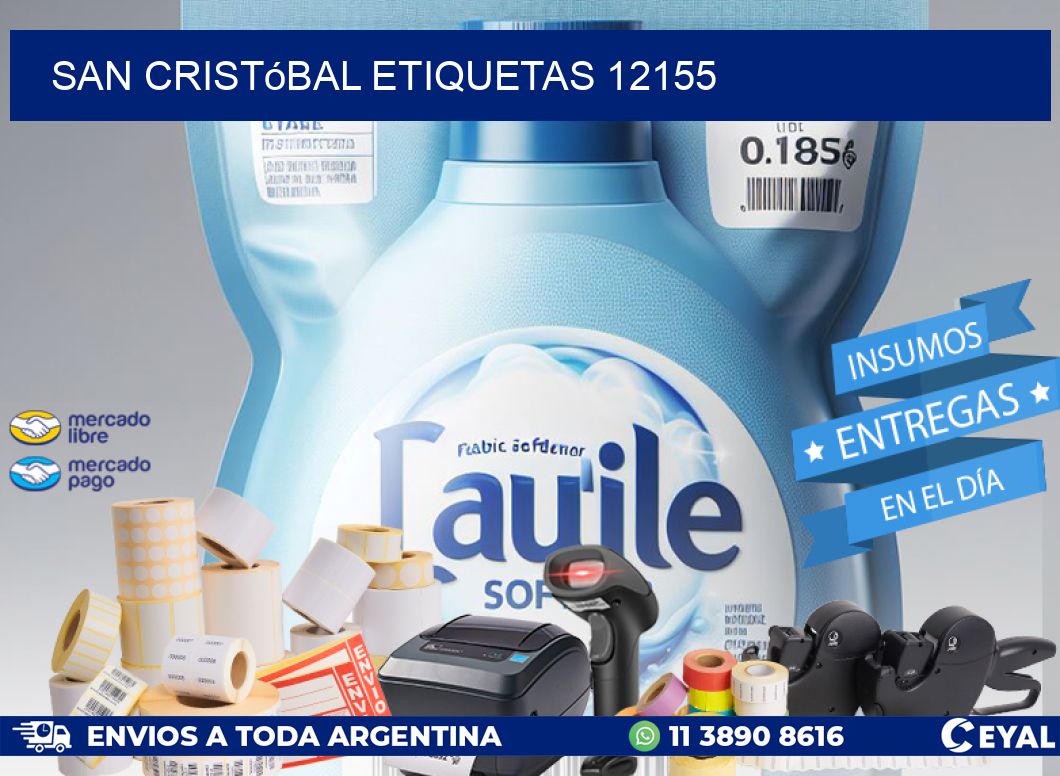 San Cristóbal etiquetas 12155