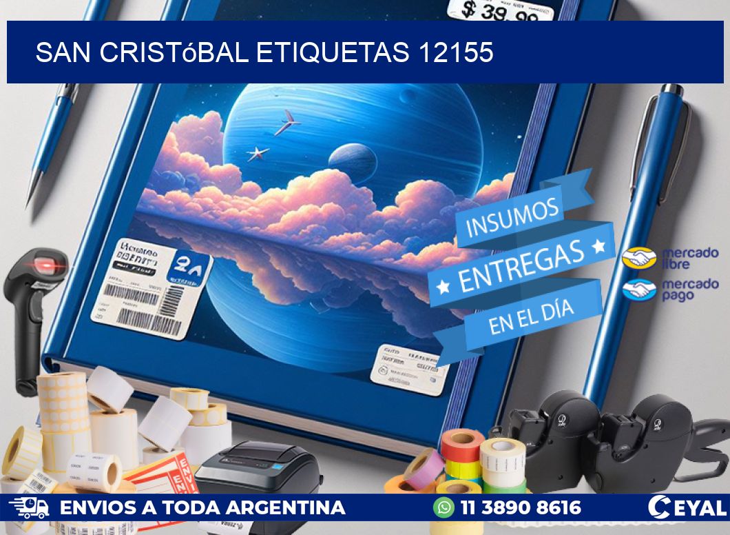 San Cristóbal etiquetas 12155