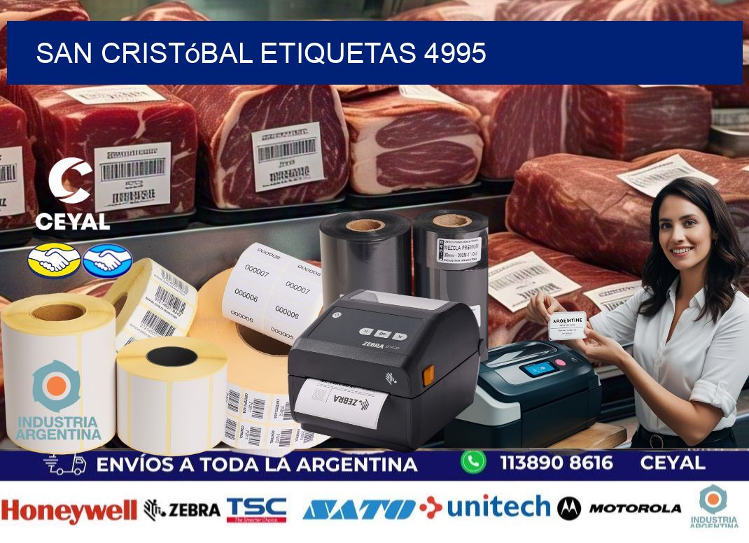 San Cristóbal etiquetas 4995