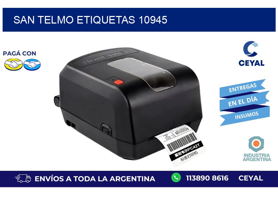 San Telmo etiquetas 10945