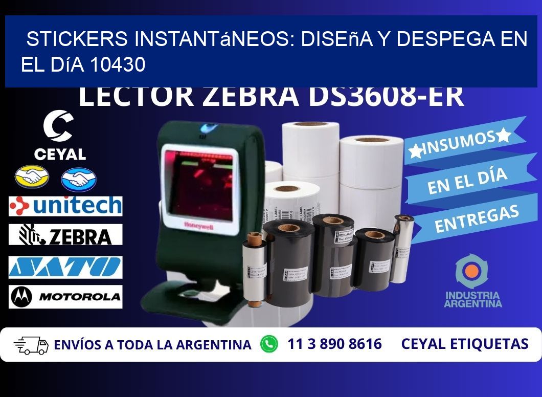 Stickers Instantáneos: Diseña y Despega en el Día 10430