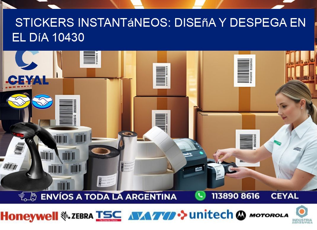Stickers Instantáneos: Diseña y Despega en el Día 10430