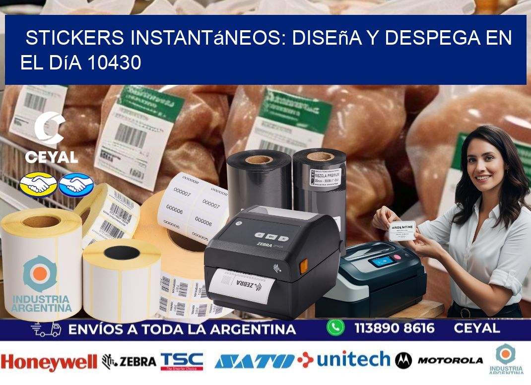 Stickers Instantáneos: Diseña y Despega en el Día 10430
