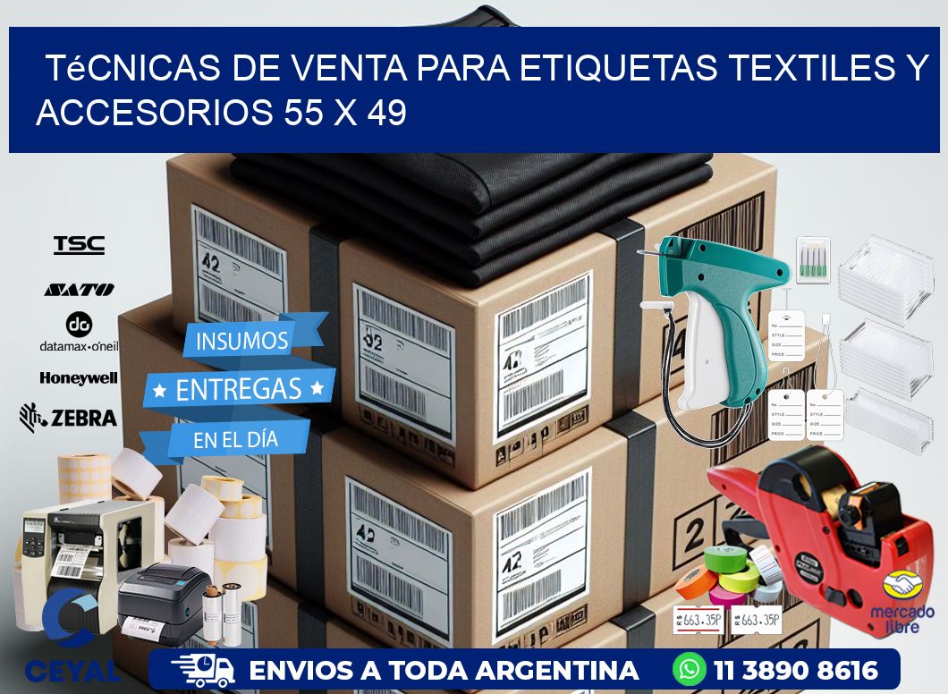 Técnicas de Venta para Etiquetas Textiles y Accesorios 55 x 49
