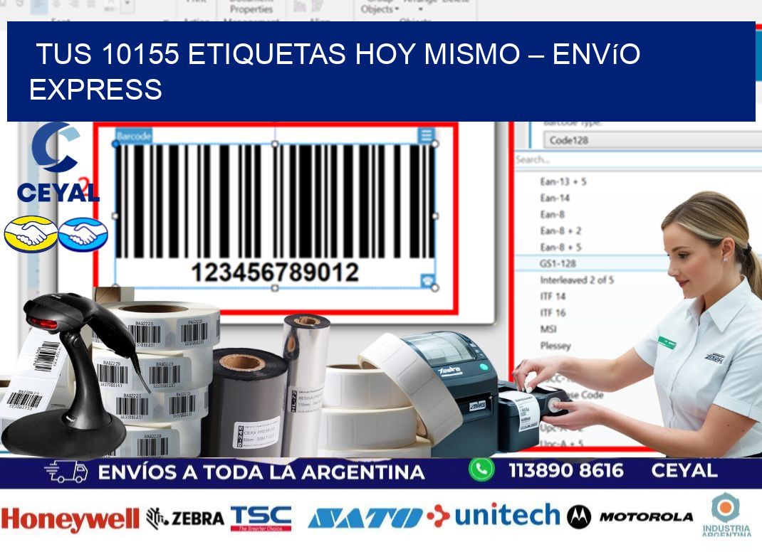 Tus 10155 Etiquetas Hoy Mismo – Envío Express