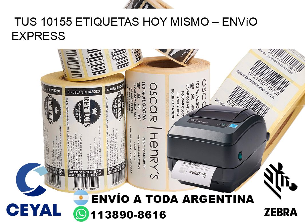 Tus 10155 Etiquetas Hoy Mismo – Envío Express