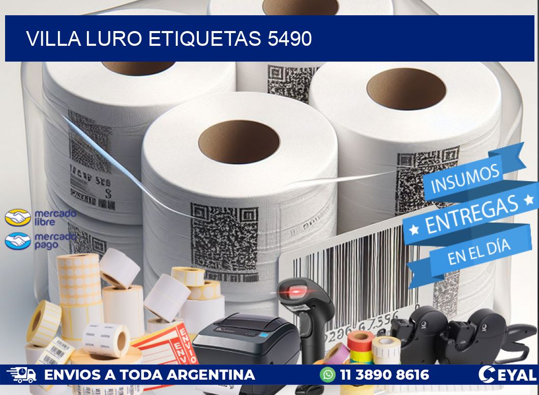 Villa Luro etiquetas 5490
