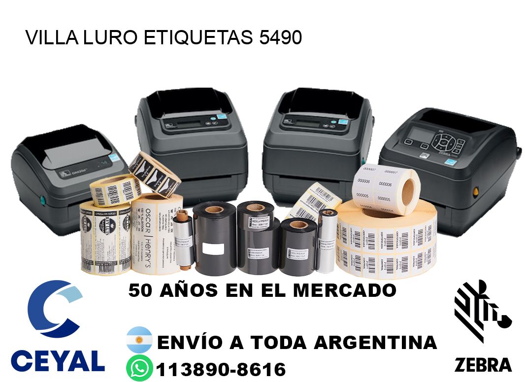 Villa Luro etiquetas 5490