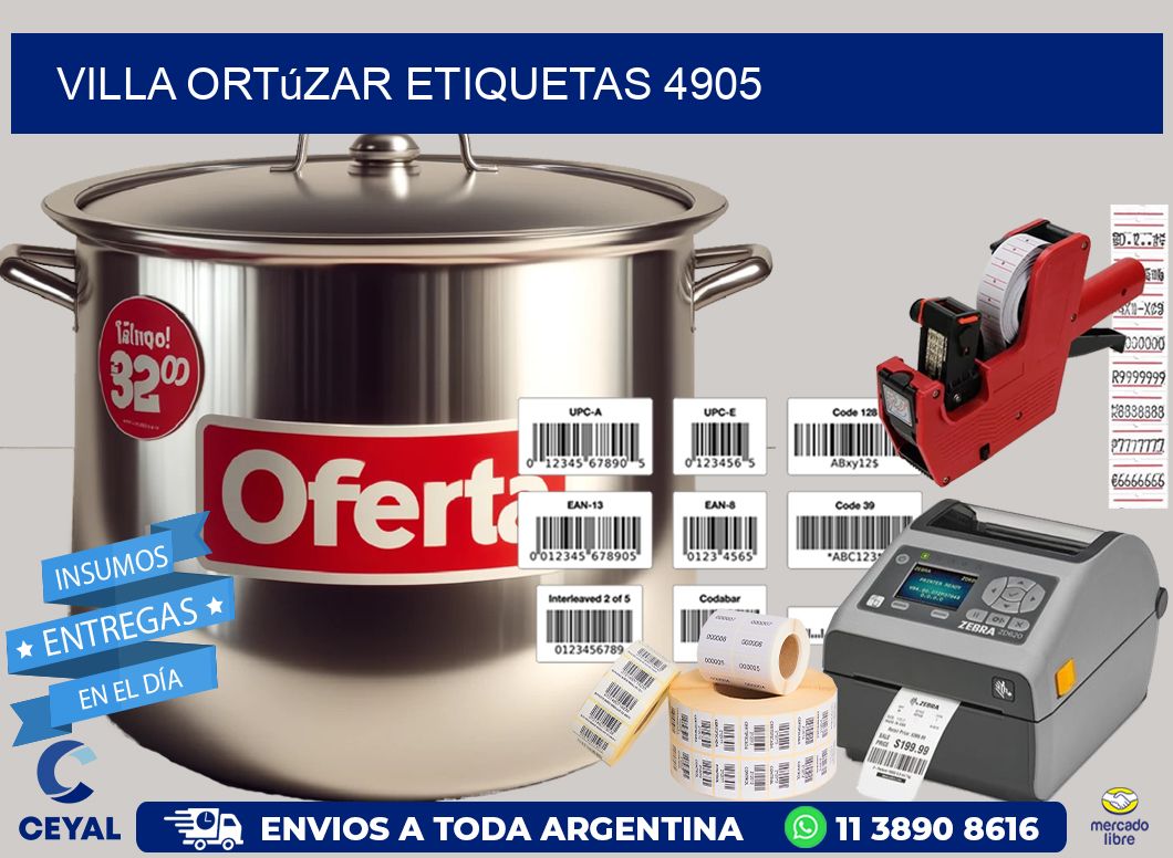 Villa Ortúzar etiquetas 4905