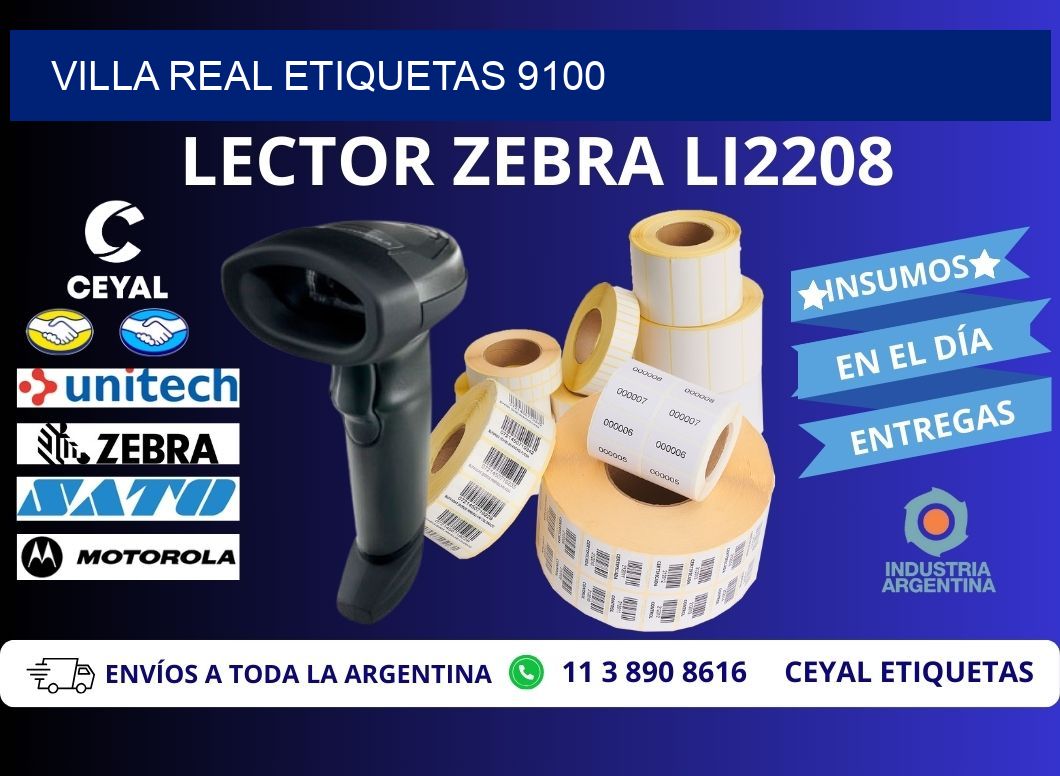 Villa Real etiquetas 9100