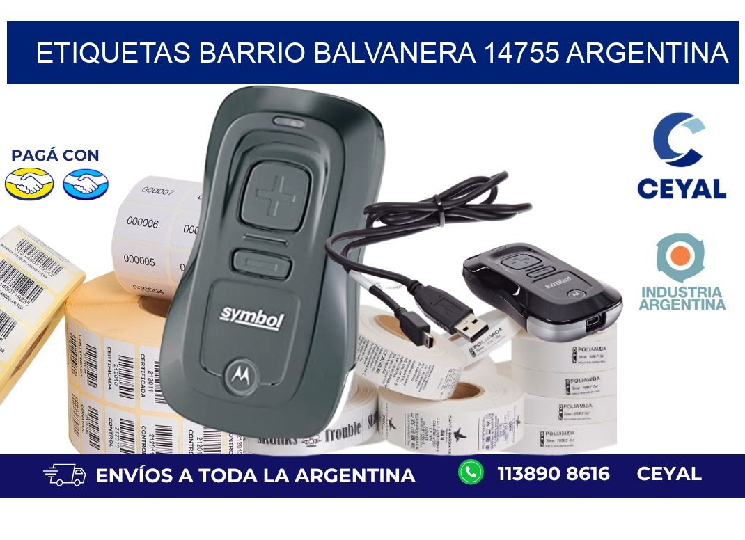 etiquetas barrio balvanera 14755 argentina