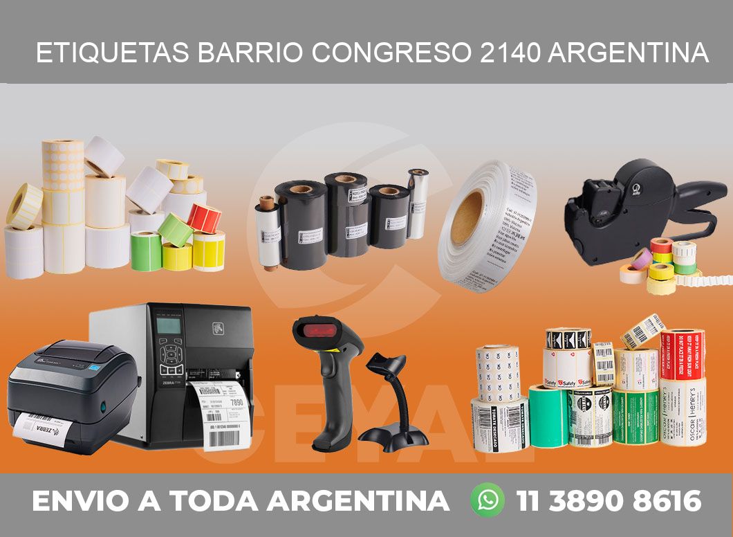 etiquetas barrio congreso 2140 argentina