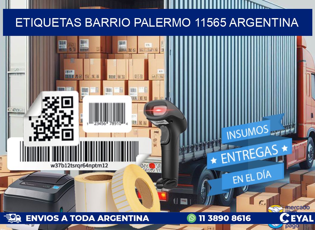 etiquetas barrio palermo 11565 argentina