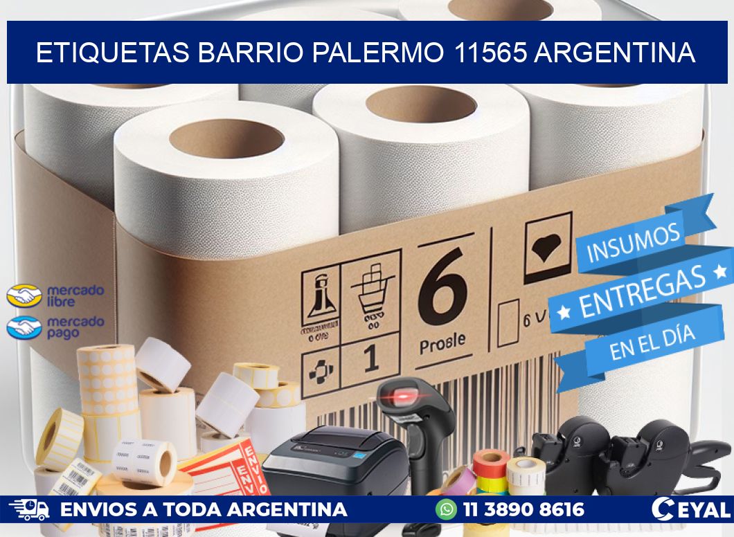 etiquetas barrio palermo 11565 argentina