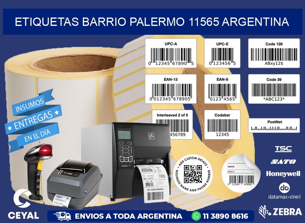 etiquetas barrio palermo 11565 argentina