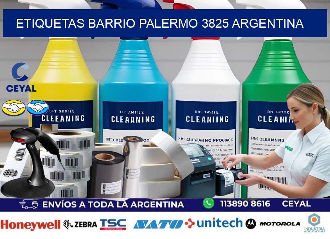 etiquetas barrio palermo 3825 argentina