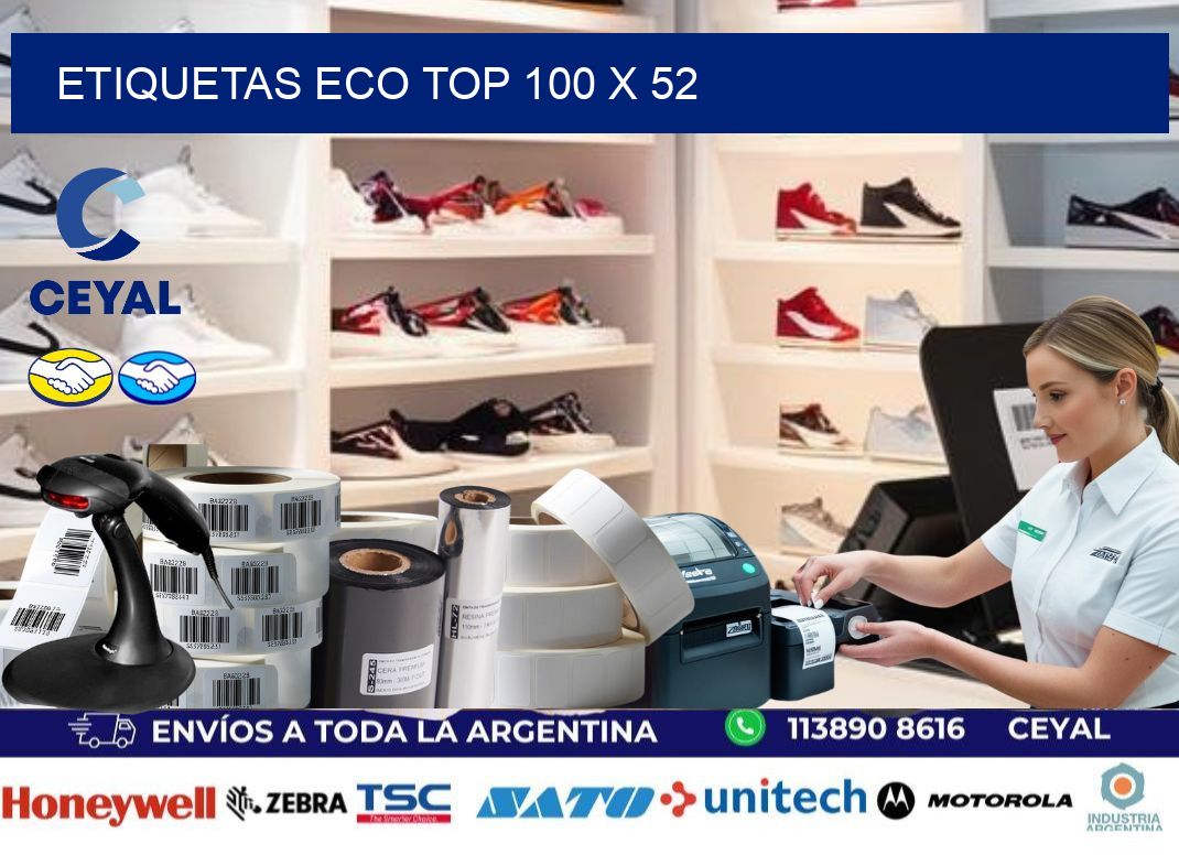 etiquetas eco top 100 x 52