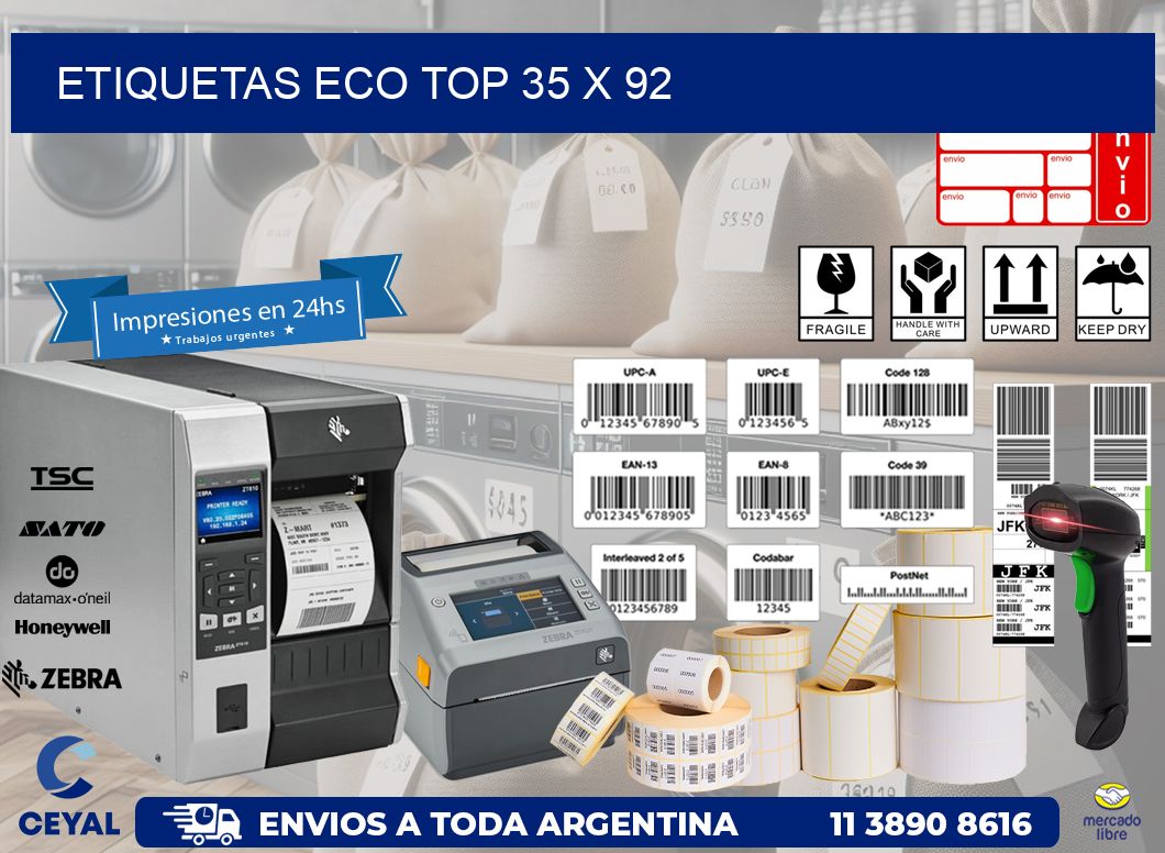 etiquetas eco top 35 x 92