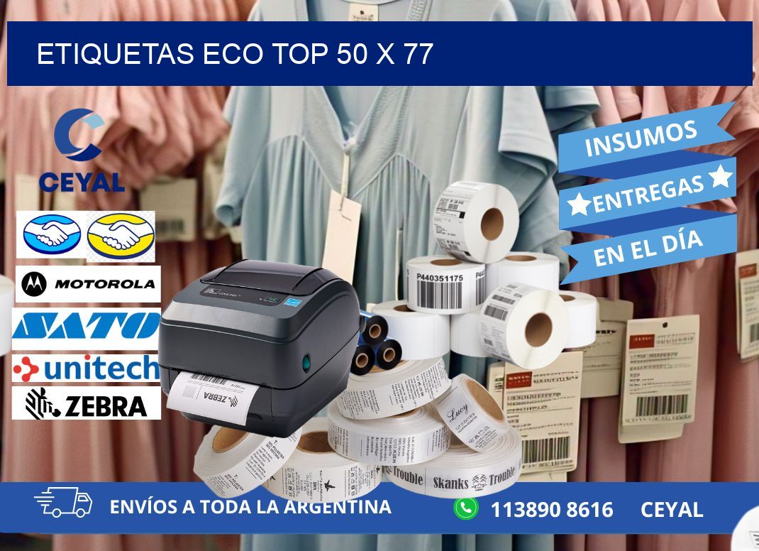 etiquetas eco top 50 x 77