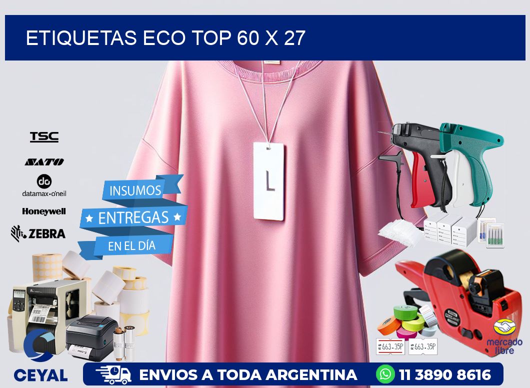 etiquetas eco top 60 x 27