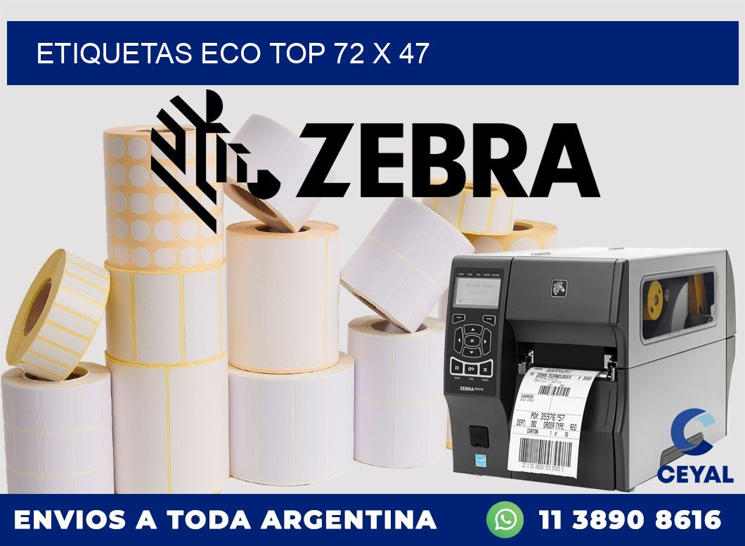 etiquetas eco top 72 x 47