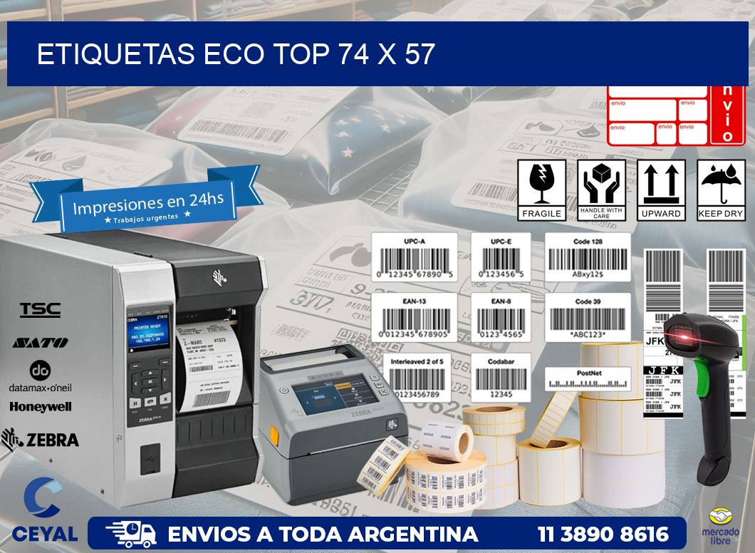 etiquetas eco top 74 x 57