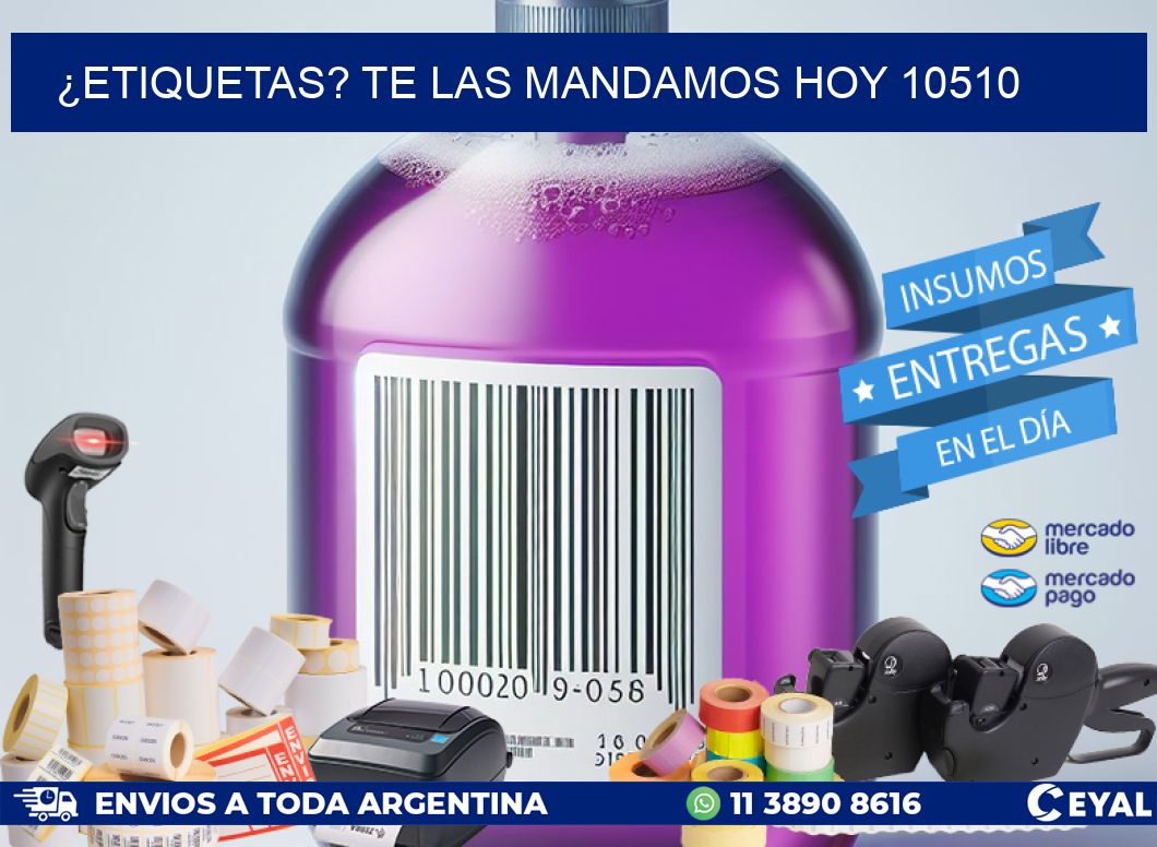 ¿Etiquetas? Te las Mandamos Hoy 10510