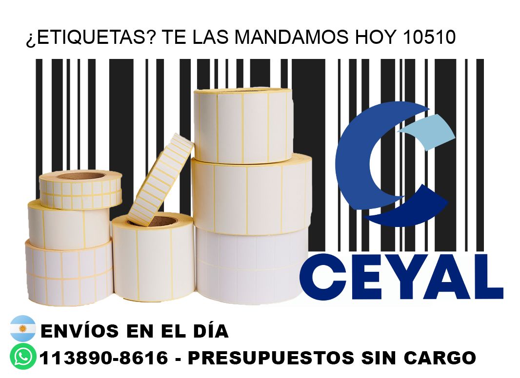 ¿Etiquetas? Te las Mandamos Hoy 10510