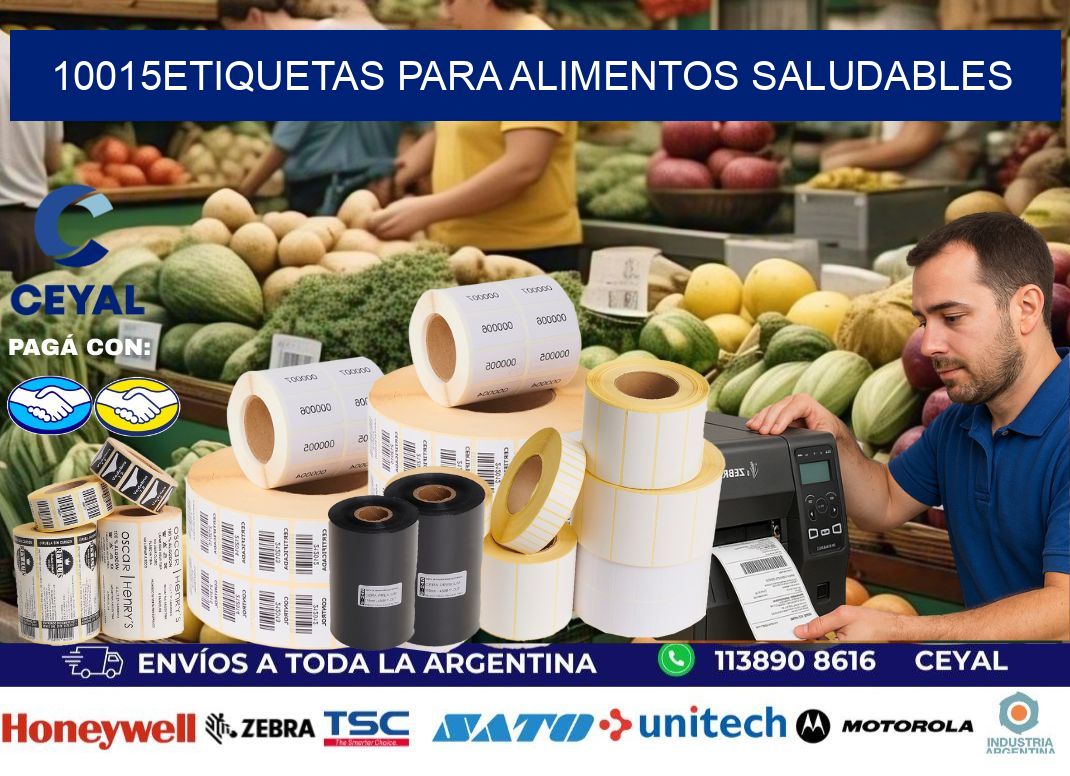 10015Etiquetas para alimentos saludables