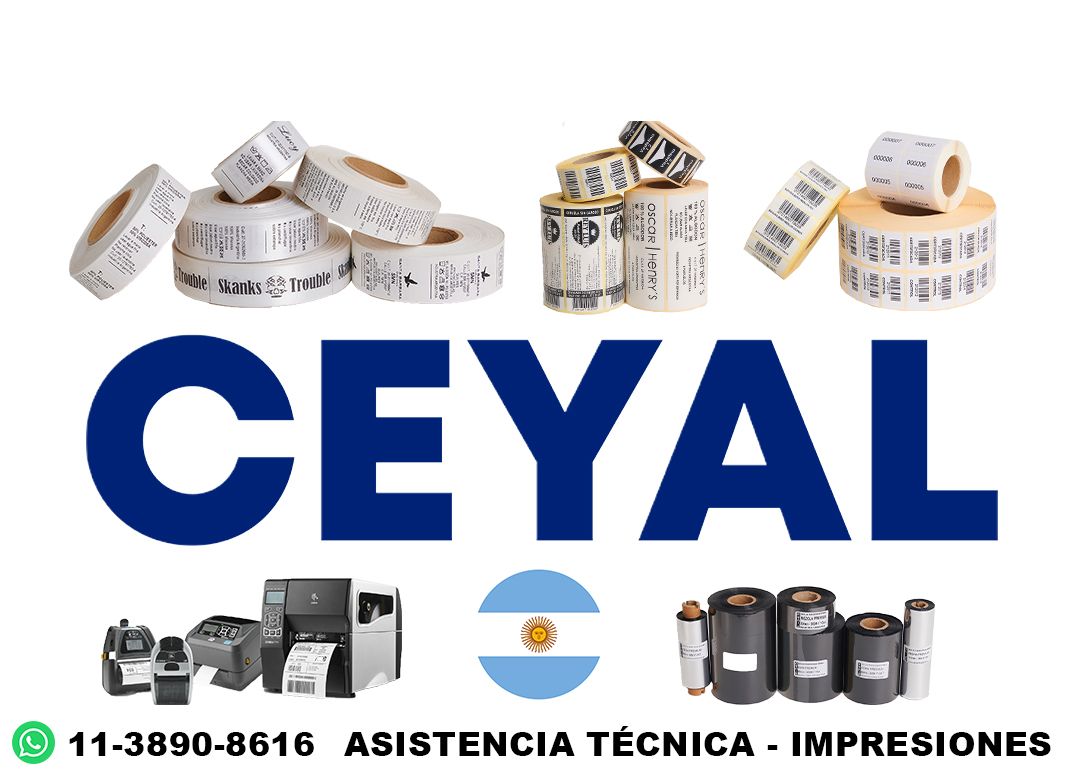 10760 Etiquetas adhesivas para ropa