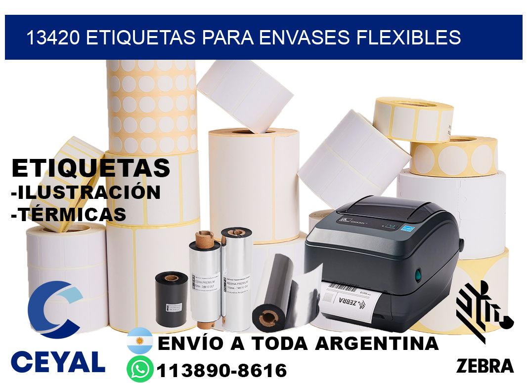 13420 Etiquetas para envases flexibles