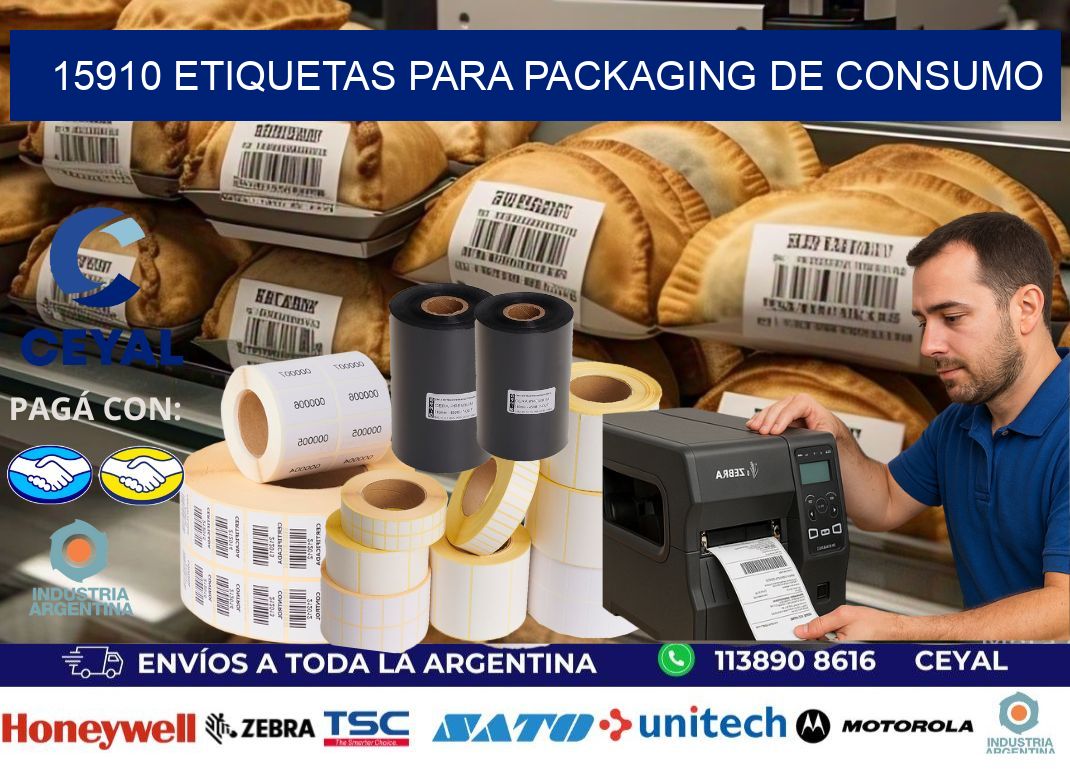 15910 Etiquetas para packaging de consumo